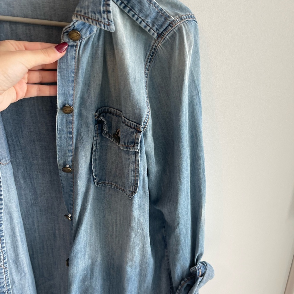 Current Elliot Denim Button-Up Shirt - Picture 2 of 5